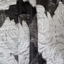 Organza Jacquard OJ-150 (Silver Black)