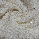 Embroidered Tweed Fabric