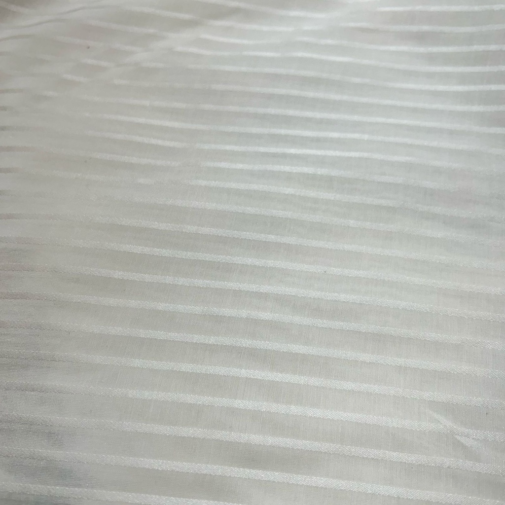 Cotton Silk Stripes Dyed Fabric