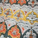 Silver Bohemian Print On Twill Satin (PA07C#3) TSPS46