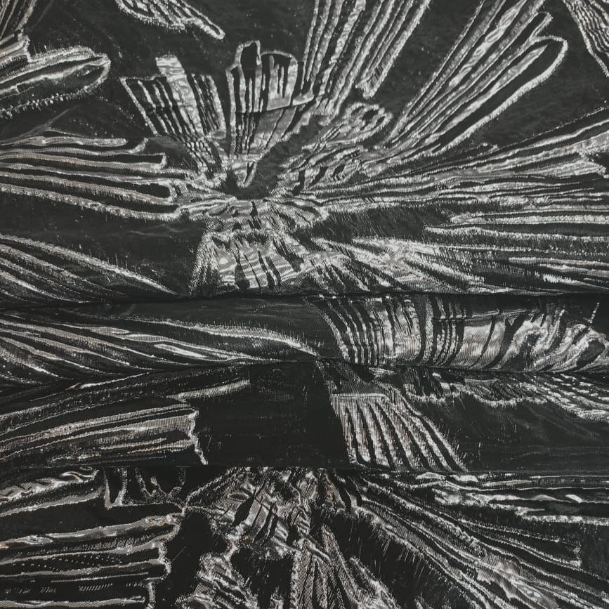 Organza Jacquard OJ-155 (Silver)