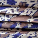 Brown & White Leopard Print On Twill Satin (D#89C#4) TSPS31
