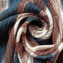 Rug Brown & Green Print On Twill Satin (PA13C#1) TSPS48