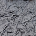 Black Grey Rhinestone Fabric