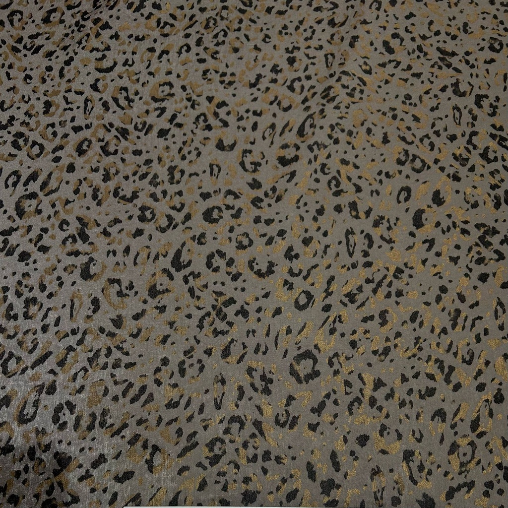 Leopard Foil Fabric