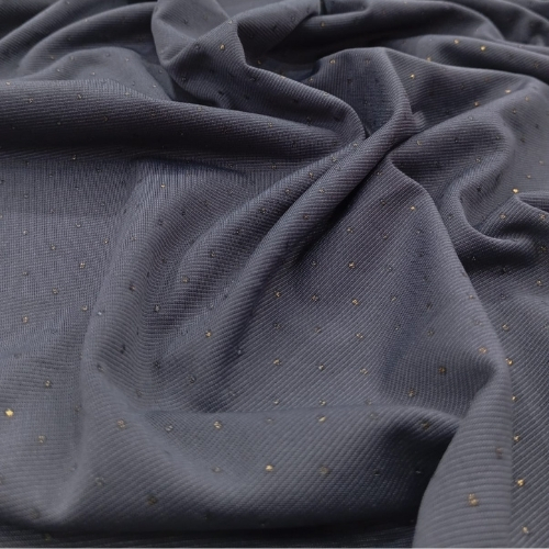 Oscar Knitted Fabric (Dot Foil)