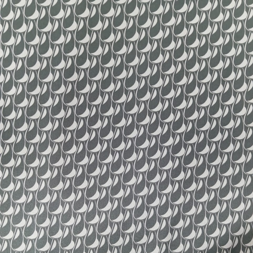 Shell Print On Satin Lycra S24 SLPS05