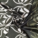 Green Base Art Print On Satin Lycra S24 SLPS04