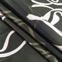 Green Base Art Print On Satin Lycra S24 SLPS04