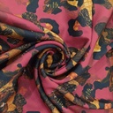 Chrome Satin Animal Print Fabric SS22N-CSPB06