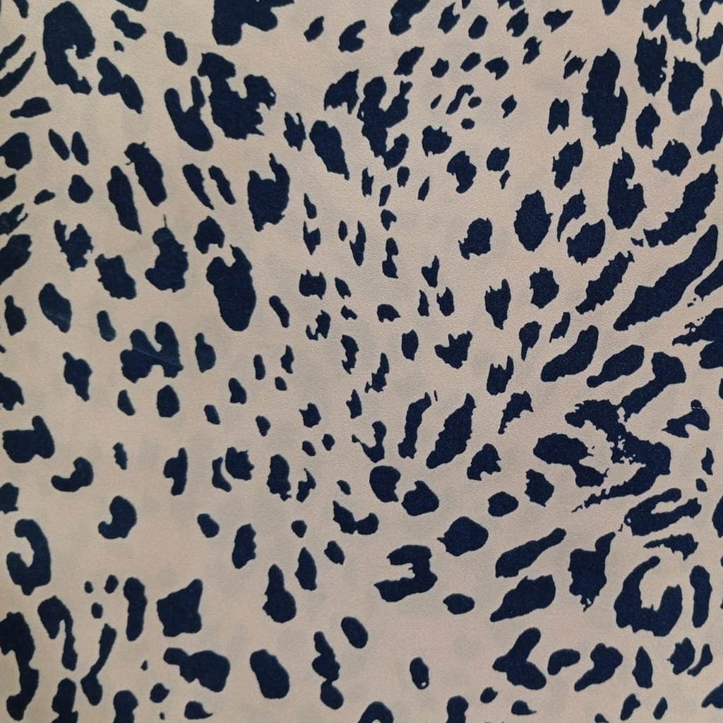 Chrome Satin Animal Skin Print Fabric SS22N CSPB02