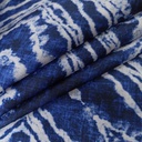 Black & White Marble Print On Twill Satin (D#70C#3) TSPS26