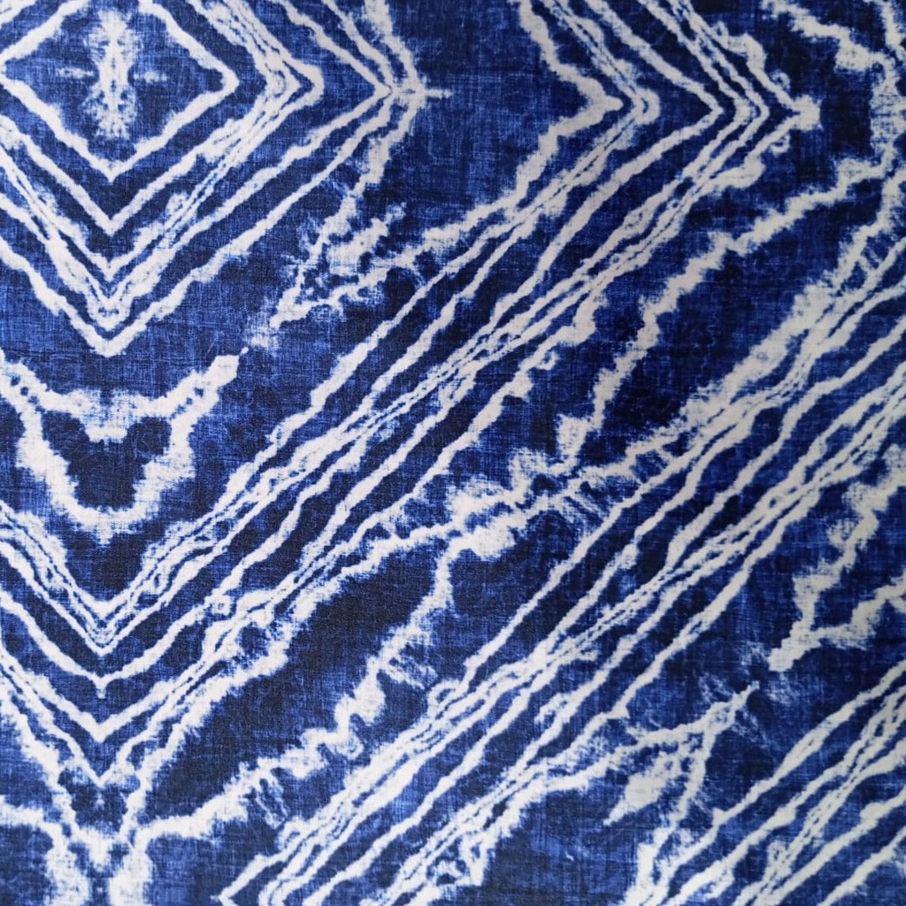Black & White Marble Print On Twill Satin (D#70C#3) TSPS26