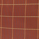 Red Check Print On Twill Satin (SS24) TSPS03