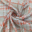 Green Check Print On Twill Satin (PA01C#1) TSPS51