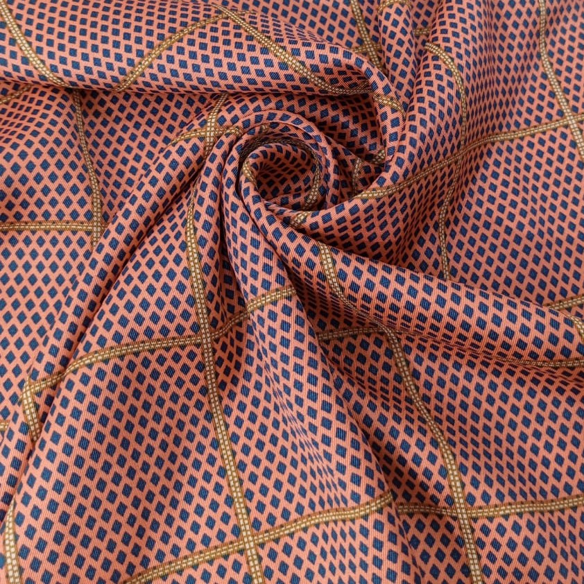 Dots Print On Twill Satin (SS24) TSPS19