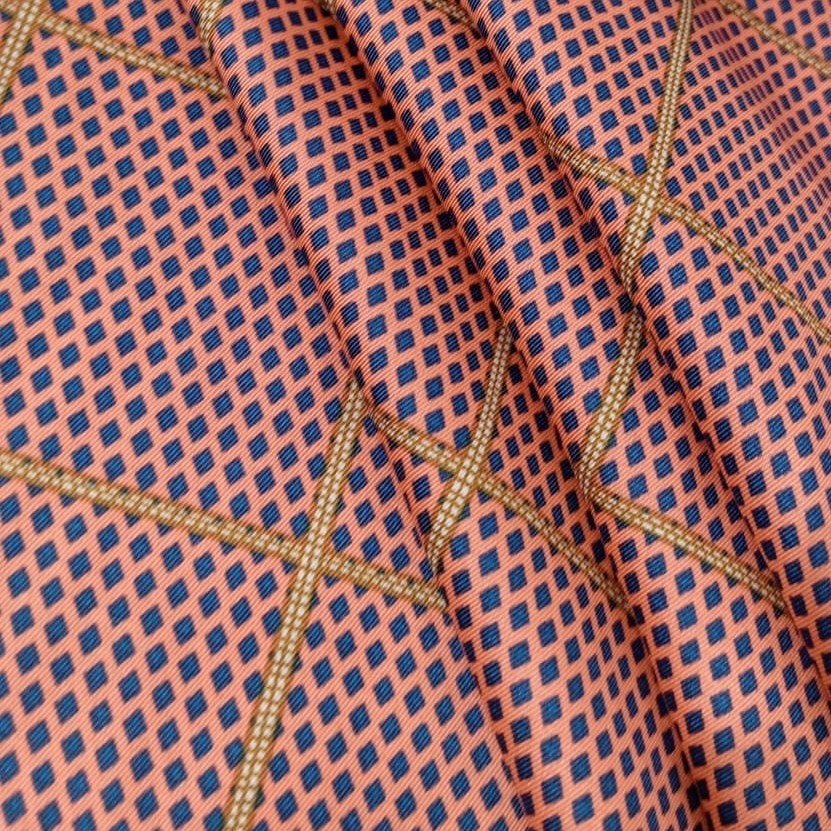 Dots Print On Twill Satin (SS24) TSPS19