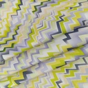 Chevron Wave Print On Twill Satin (D#76C#4) TSPS56