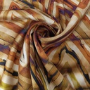 Chevron Print On Twill Satin (D#71C#4) TSPS57