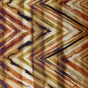 Chevron Print On Twill Satin (D#71C#4) TSPS57