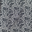 Black And White Tropical Vibes Print On Twill Satin (SS24) TSPS18