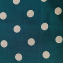 Polka Dots (Green) Print On Twill Satin (SS24) TSPS10