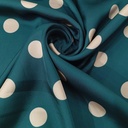 Polka Dot Print On Poly Satin (SS25) FFFS27