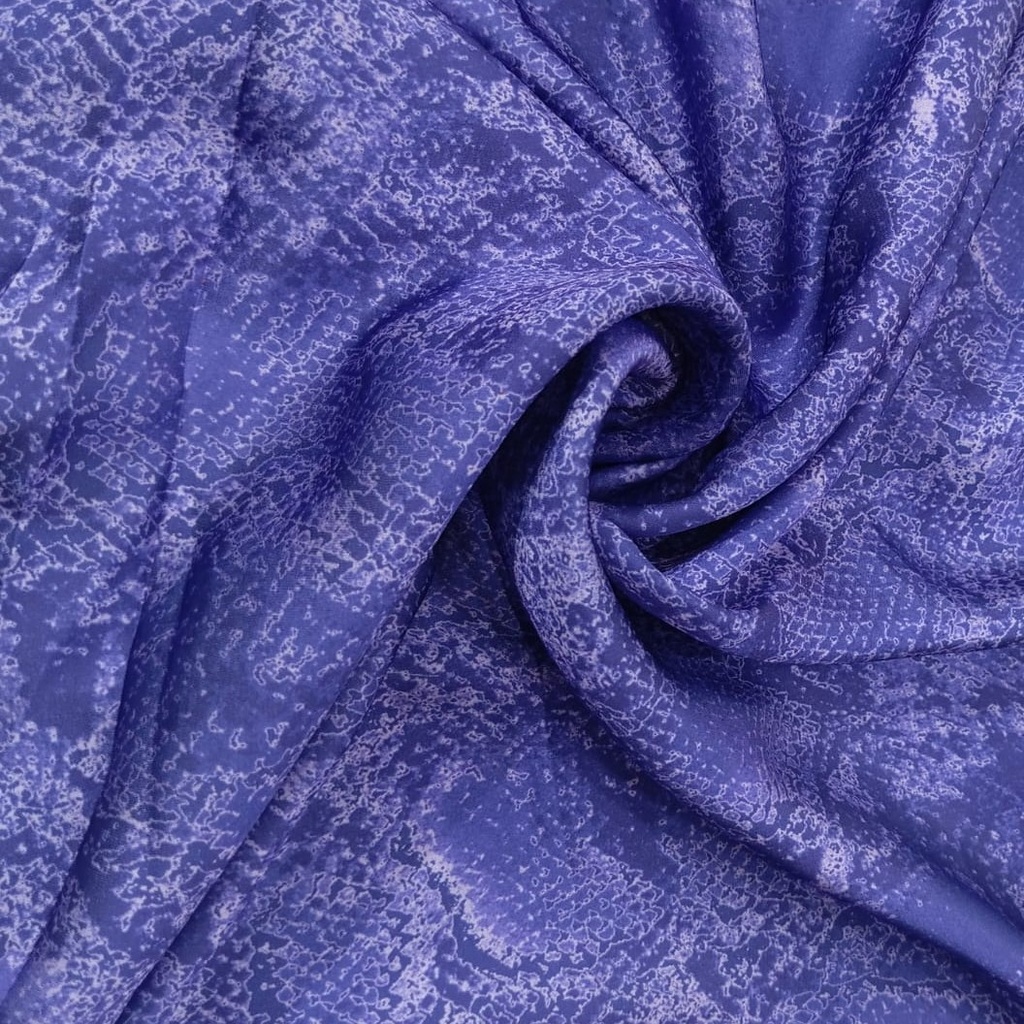 Purple Snake Skin Print On Korean Satin SS22L KSPL54