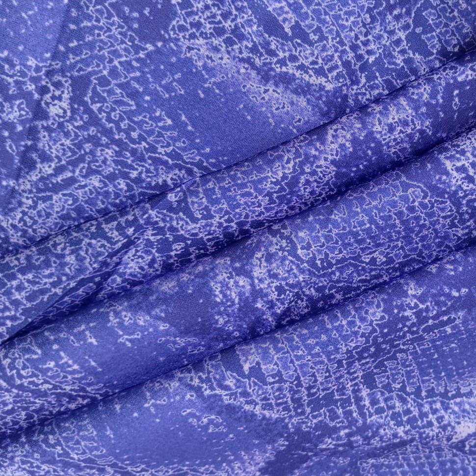 Purple Snake Skin Print On Korean Satin SS22L KSPL54