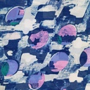Japenese Shades Art Print On Habutai Satin S24 HSPS57