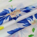 Multi Colour Flower Print On Habutai Satin S24 HSPS60