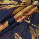 Pineapple Print On Korean Satin S23 KSPS88