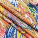 Abstract Art Print On Habutai Satin S24 HSPS69