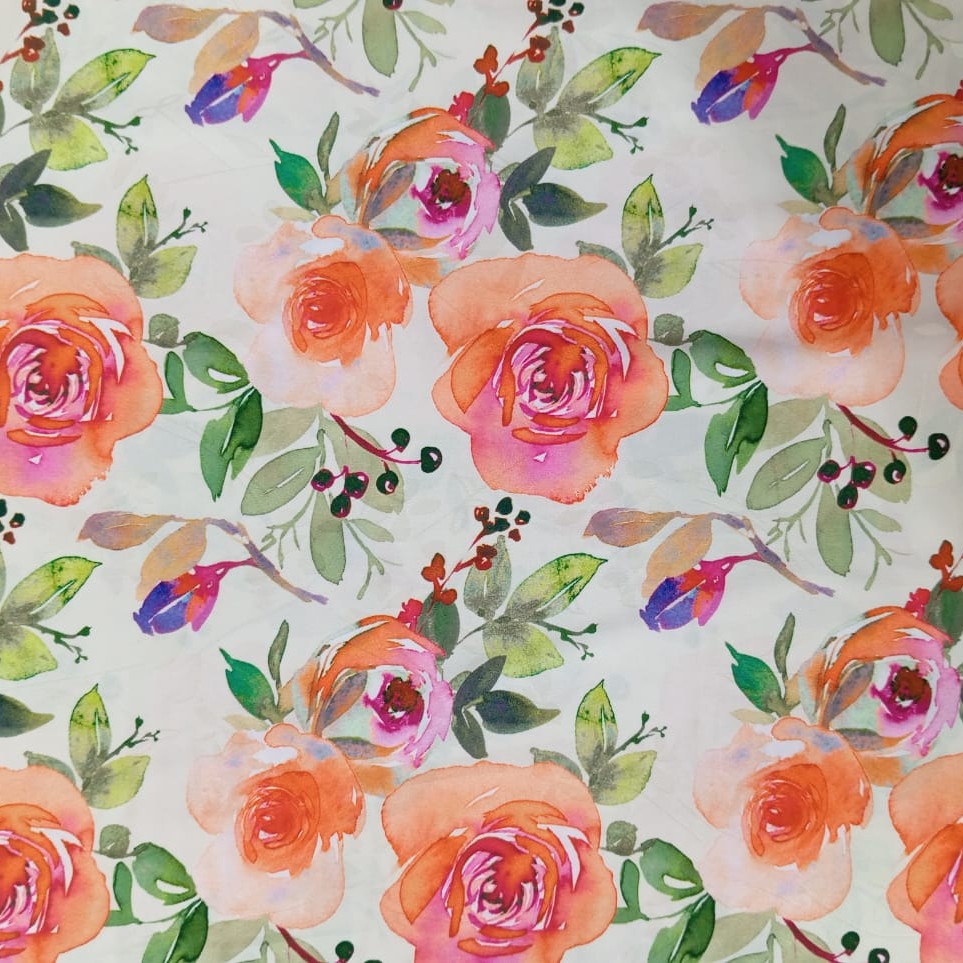 Red Rose Japanese Jacquard Print (SS24N-JJ01)