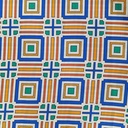 Brown Box Print On Korean Satin SS22N KSPB07