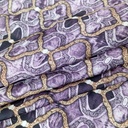 Ogee Purple Print On Korean Satin SS22N KSPB85