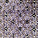Ogee Purple Print On Korean Satin SS22N KSPB85