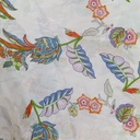 Pot Floral Print On Korean Satin SS22N KSPB88