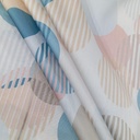 Big Colour Spots Print On Korean Satin SS22L KSPL30