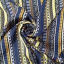 Bohemian Print On Korean Satin S23 KSPS29