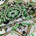 Missoni Green Print On Korean Satin S23 KSPS71