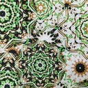 Missoni Green Print On Korean Satin S23 KSPS71