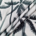 Palm Tree Print On Korean Satin SS22L-KSPL41