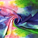 Holi Marble Print On Korean Satin SS22A KSPA06