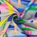 Multi Colour Wall Art Print On Korean Satin S23 KSPS77