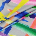 Multi Colour Wall Art Print On Korean Satin S23 KSPS77