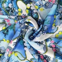 Modern Art Work Print On Habutai Satin S24 HSPS12