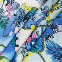 Modern Art Work Print On Habutai Satin S24 HSPS12