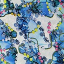Modern Art Work Print On Habutai Satin S24 HSPS12