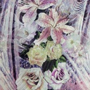 Rose & Lilly Print On Habutai Satin S24 HSPS30